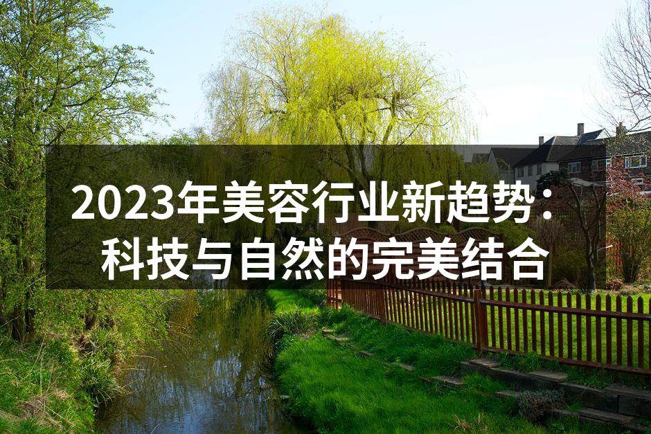 科技与美容的完美结合